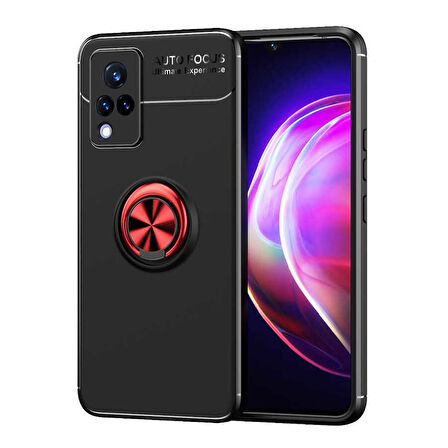 Vivo V21 Kılıf Yüzüklü Magnetli Ravel Case