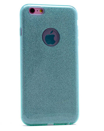 Apple iPhone 6 6S Kılıf Simli Parlak Shining Kapak