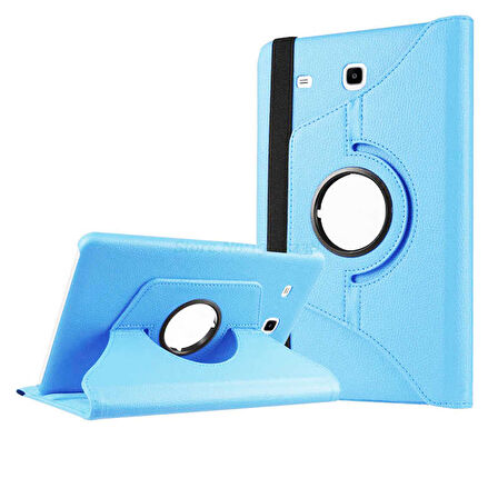 Samsung Galaxy Tab E 9.6 T560 T563 T565 Kılıf 360 Dönebilen Standlı Case