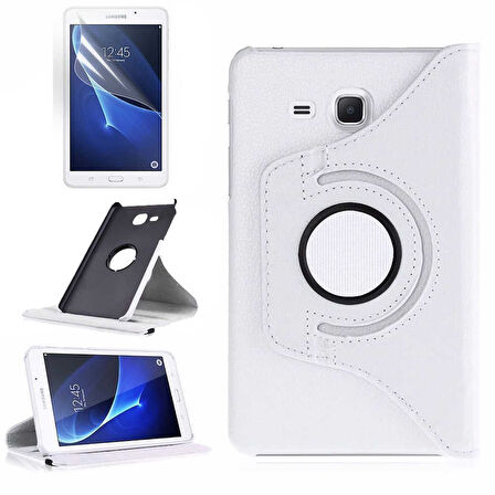 Samsung Galaxy Tab 4 T280 T283 T285 Kılıf 360 Dönebilen Standlı Case