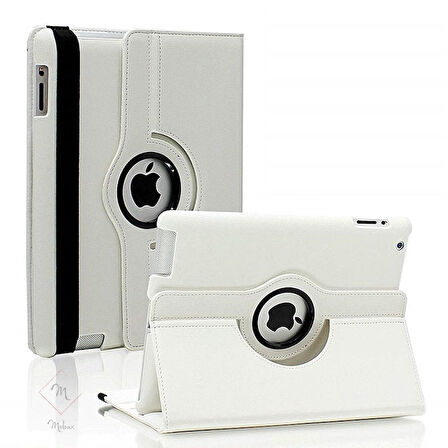 Apple iPad 7. Nesil Kılıf 360 Dönebilen Standlı Case A2197 A2198 A2200