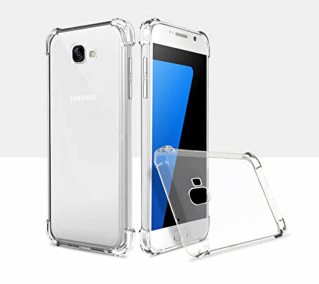 Samsung Galaxy J7 Prime Kılıf Şeffaf Nitro Anti Shock Kapak