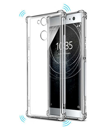 Sony Xperi XA2 Kılıf Şeffaf Nitro Anti Shock Kapak