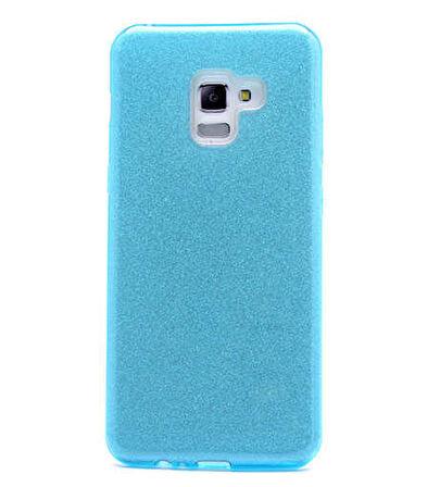 Samsung Galaxy A8 2018 Kılıf Simli Parlak Shining Kapak