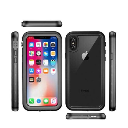 Apple iPhone X XS Kılıf Toz Kir Su Geçirmez Kapak