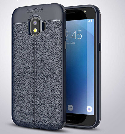 Samsung Galaxy J2 Pro 2018 Kılıf Deri Tarzı Niss Silikon Case