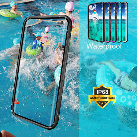 Samsung Galaxy S10 Plus Kılıf Toz Kir Su Geçirmez Kapak