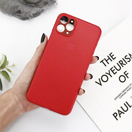 Apple iPhone 11 Pro Kılıf Ultra İnce Hayalet Sert Kapak