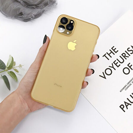 Apple iPhone 11 Pro Kılıf Ultra İnce Hayalet Sert Kapak