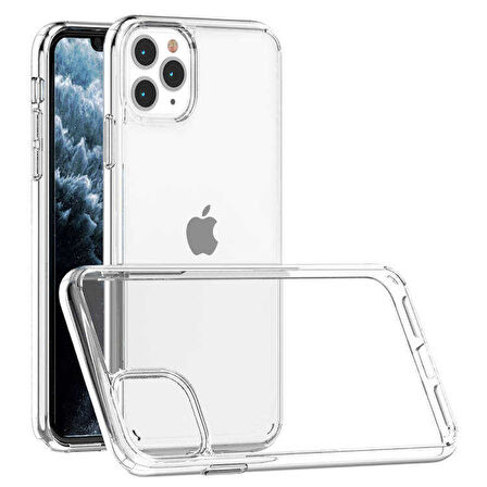 Apple iPhone 11 Pro Kılıf Full Şeffaf Sararmaz Kapak
