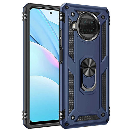 Xiaomi Redmi Note 9 Pro 5G Kılıf Yüzüklü Zırh Tank Vega
