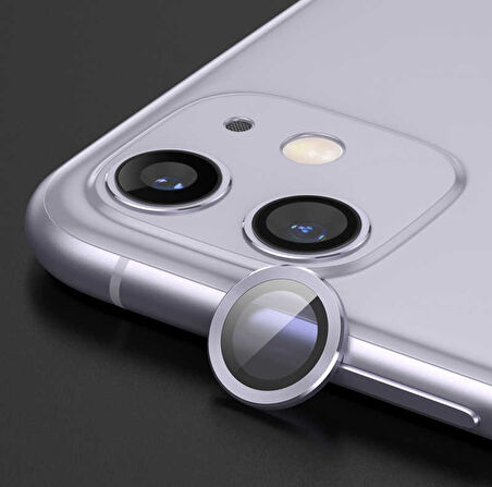 Apple iPhone 11 Pro Kamera Lens Koruyucu Çerçeveli Koruyucu CL-02