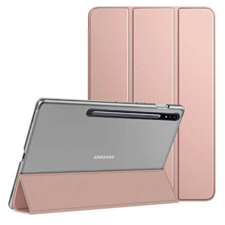 Samsung Galaxy Tab S7 FE LTE T730 T735 T737 Kılıf PU Deri Smart Standlı Case
