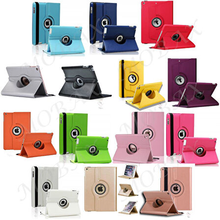 Apple iPad 5. Nesil 6. Nesil 9.7 Kılıf 360 Dönebilen Standlı Case A1822 A1823 A1893 A1954