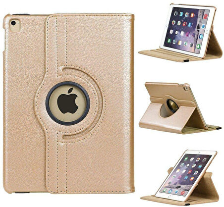 Apple iPad 5. Nesil 6. Nesil 9.7 Kılıf 360 Dönebilen Standlı Case A1822 A1823 A1893 A1954