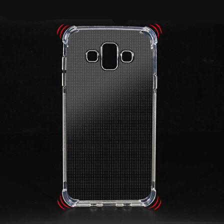 Samsung Galaxy J7 Duo Kılıf Şeffaf Nitro Anti Shock Kapak