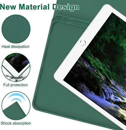Apple iPad 8. Nesil 10.2" Kılıf Kablosuz Klavyeli Kılıf Mobax A2270 A2428 A2429 A2430