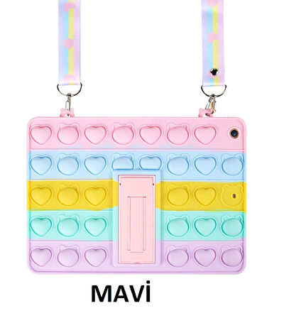 Apple iPad 7. Nesil 10.2" Kılıf Cute Dolls Standlı Eğlenceli 3D Karekterli Çocuk Kılıfı A2197 A2198 A2200