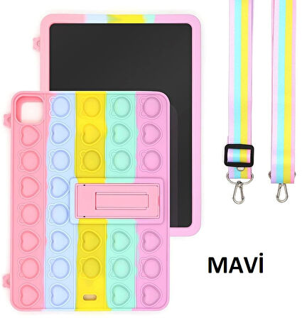 Apple iPad Air 4 10.9 Kılıf Cute Dolls Standlı Eğlenceli 3D Karekterli Çocuk Kılıfı A2072 A2316 A2324 A2325