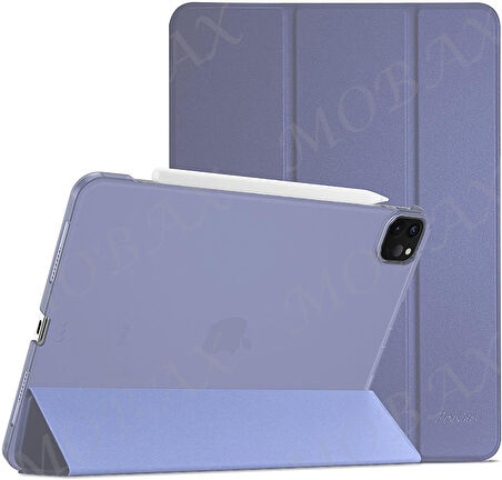 Apple iPad Pro 11 3. Nesil 2021 Kılıf PU Deri Smart Standlı Case A2377 A2459 A2301 A2460