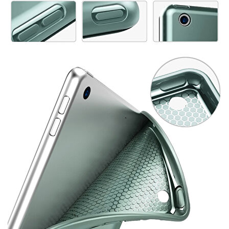 Apple iPad Pro 11 3. Nesil 2021 Kılıf Arkası Silikon Smart Case A2377 A2459 A2301 A2460