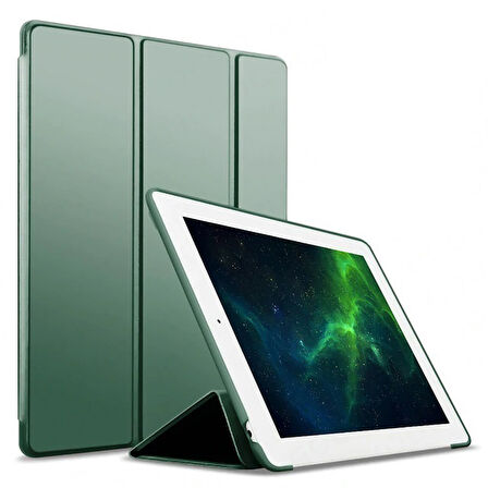 Apple iPad 9. Nesil 10.2 Kılıf PU Deri Smart Standlı Case A2602 A2603 A2604 A2605