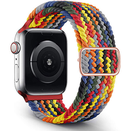 Apple Watch 42/44/45/46/49mm Kordon Örgü Tokalı Kordon 2/3/4/5/6/se/7/8/9/10/ultra