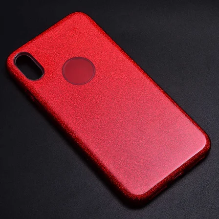 Apple iPhone XS Max 6.5 Kılıf Simli Parlak Shining Kapak