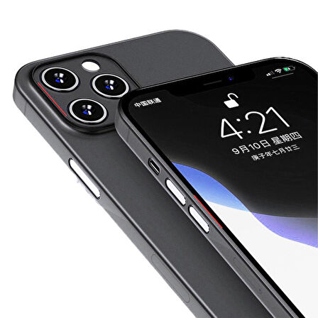 Apple iPhone 13 Kılıf Ultra İnce Hayalet Sert Kapak