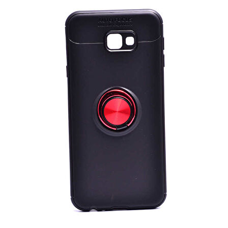 Samsung Galaxy J4 Plus Kılıf Yüzüklü Magnetli Ravel Case