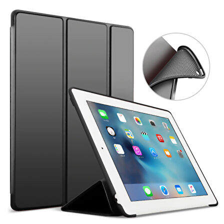 Apple iPad Pro 10.5 Kılıf Arkası Silikon Smart Case A1701 A1709 A1852