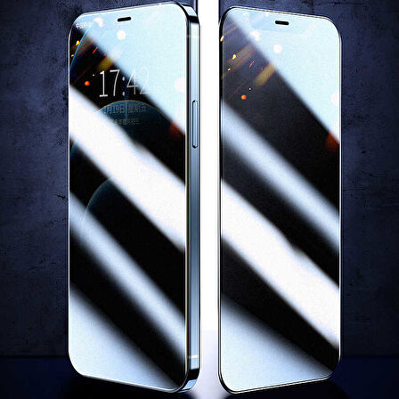 Apple iPhone 12 Mat Privacy Hayalet Full Ekran Koruyucu Fit