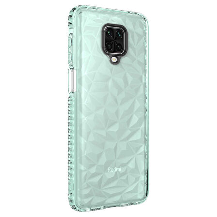 Xiaomi Redmi Note 9 Pro Kılıf Bumper Şeffaf Buzlu Kapak
