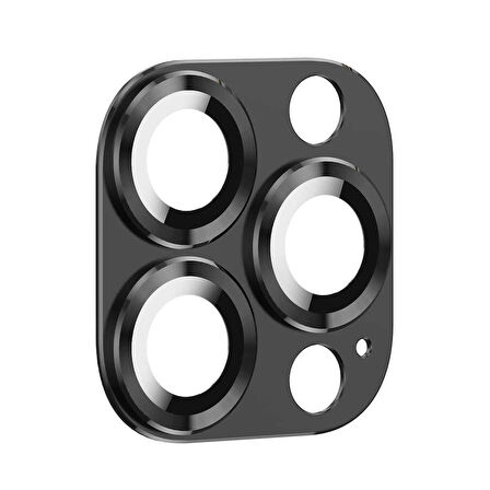 Apple iPhone 13 Pro Max Kamera Lens Koruyucu Çerçeveli Koruyucu CL-03
