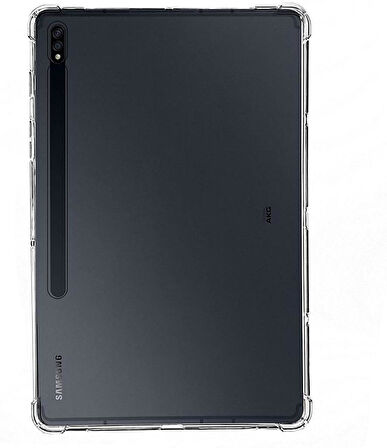 Samsung Galaxy Tab S7 FE LTE T730 T735 T737 Kılıf Darbelere Dayanıklı Şeffaf Kapak
