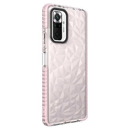 Xiaomi Redmi Note 10 Pro Kılıf Bumper Şeffaf Buzlu Kapak