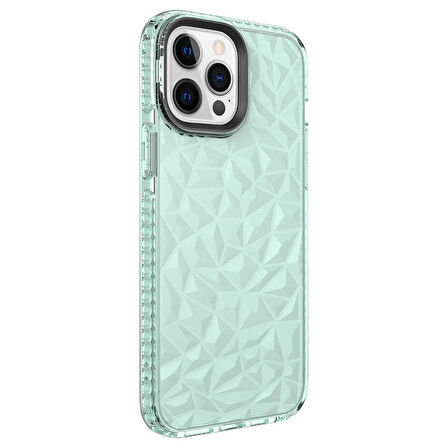 Apple iPhone 13 Pro Kılıf Bumper Şeffaf Buzlu Kapak