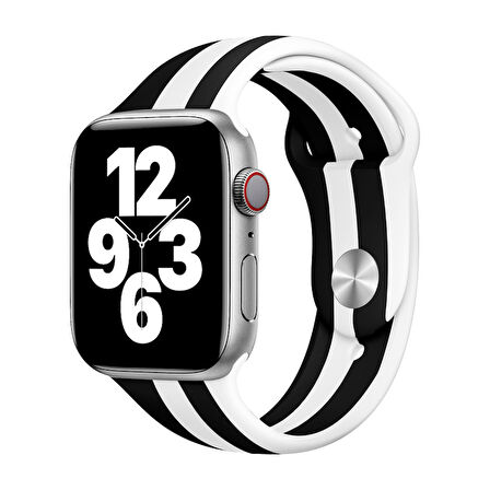 Apple Watch 42/44/45/46/49mm Kordon Gökkuşağı Kordon