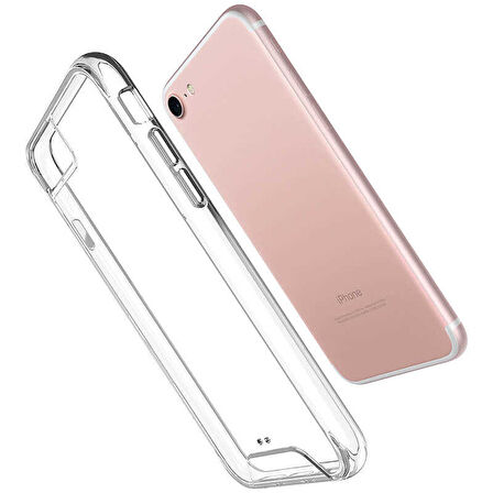Apple iPhone 7 Kılıf Şeffaf Sararmaz Gard Silikon