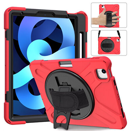 Apple iPad Pro 11 3. Nesil Kılıf Defender Askılı Zırhlı Tank Case A2377 A2459 A2301 A2460
