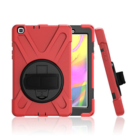 Samsung Galaxy Tab A 8.0 T290 T295 T297 Kılıf Defender Askılı Zırhlı Tank Case