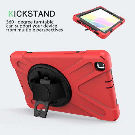 Samsung Galaxy Tab A 8.0 T290 T295 T297 Kılıf Defender Askılı Zırhlı Tank Case