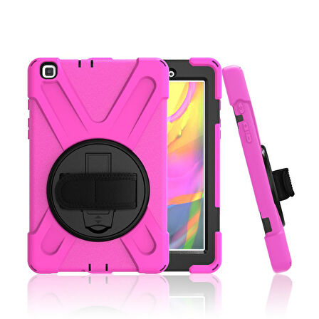 Samsung Galaxy Tab A 8.0 T290 T295 T297 Kılıf Defender Askılı Zırhlı Tank Case