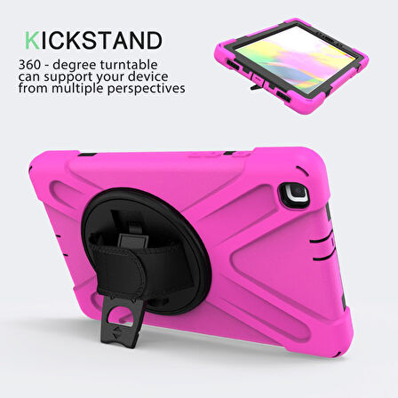 Samsung Galaxy Tab A 8.0 T290 T295 T297 Kılıf Defender Askılı Zırhlı Tank Case