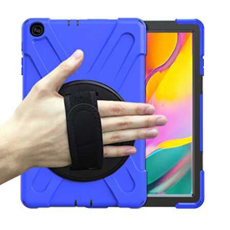 Samsung Galaxy Tab A 10.1 T510 T515 T517 Kılıf Defender Askılı Zırhlı Tank Case