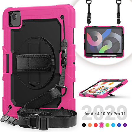 Apple iPad Air 4 10.9 Kılıf Defender Askılı Pars Case A2072 A2316 A2324 A2325