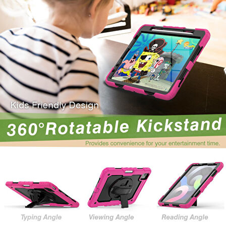 Apple iPad Air 4 10.9 Kılıf Defender Askılı Pars Case A2072 A2316 A2324 A2325
