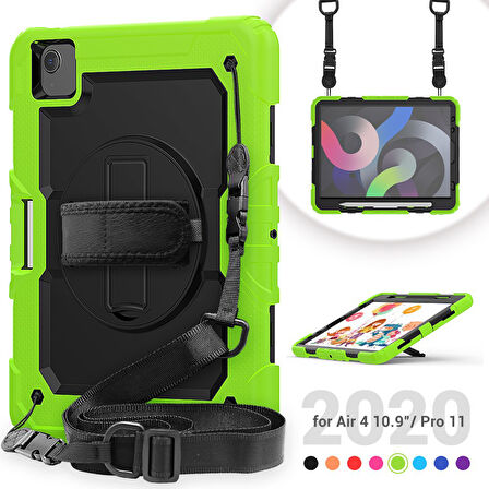 Apple iPad Pro 11 2. Nesil 2020 Kılıf Defender Askılı Pars Case A2228 A2068 A2230 A2231