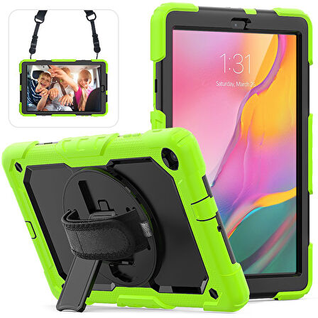 Samsung Galaxy Tab A 10.1 T510 T515 T517 Kılıf Defender Askılı Pars Case