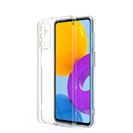 Samsung Galaxy M52 Kılıf Kamera Korumalı Şeffaf Kapak